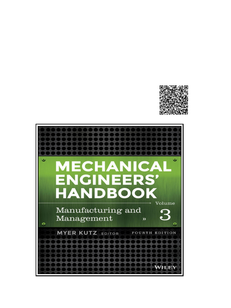 Mechanical Engineers' Handbook Manufacturing and Management | PDF ...