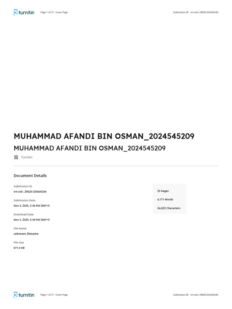 Ai - Muhammad Afandi Bin Osman - 2024545209 | PDF | Usability | Databases