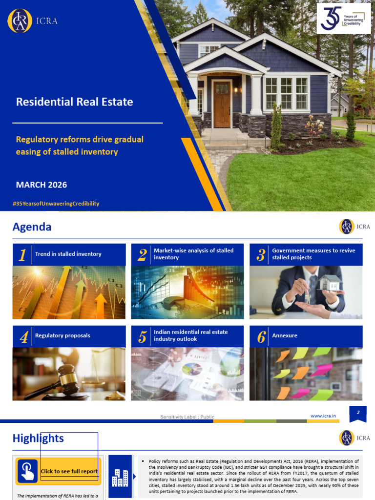 SH 2026 Q4 7 ICRA Thematic Residential Real Estate | PDF