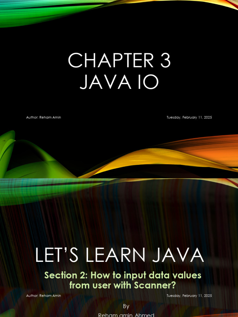 OO DrReham Lec3 Java IO | PDF | Programming Paradigms | Software
