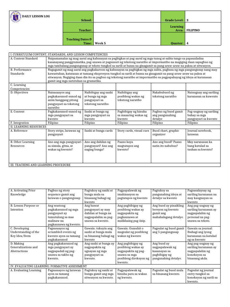 DLP Competency #5 | PDF