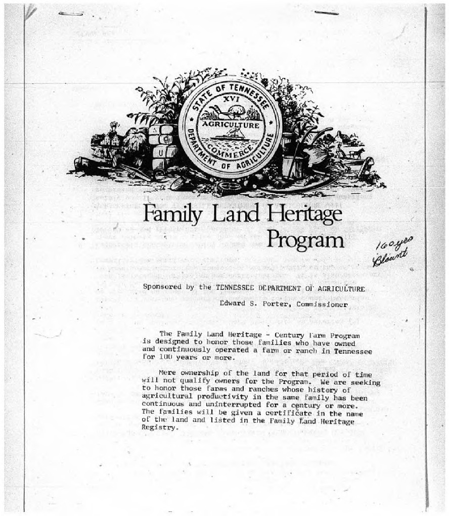 Arthur Jeffries Heritage Century Farm Documents PDF