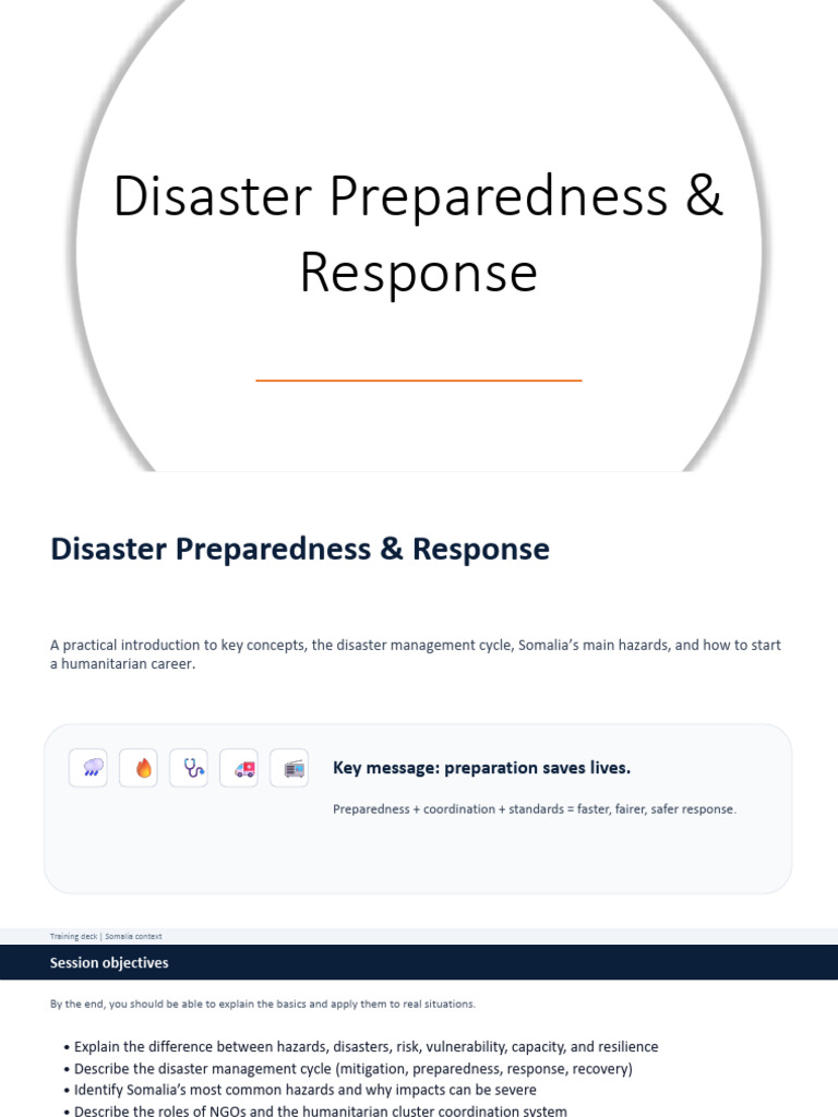 Disaster Preparedness Response | PDF | Natural Disasters | Emergency ...
