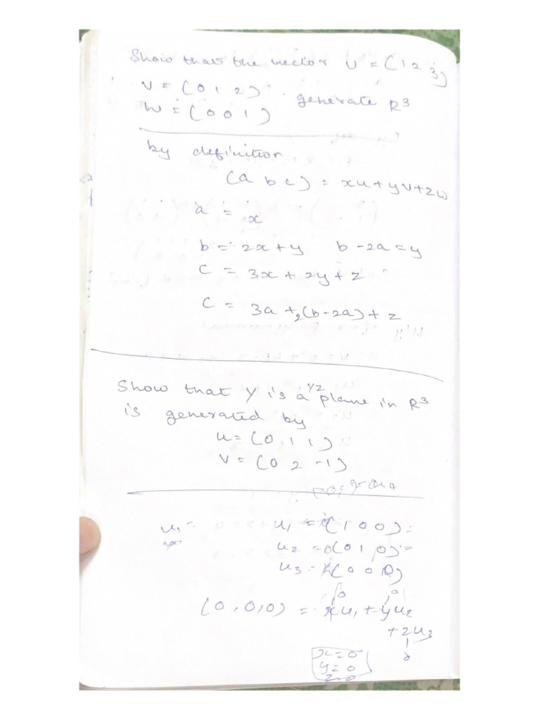 Vector Space Part2 | PDF
