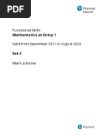 Entry 3 Maths Practice Paper Guide | PDF | Numbers | Mathematics