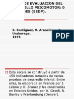 Escala de Evaluacion Del Desarrollo Psicomotor