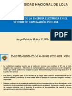 Uso Eficiente Energía en El Sector de Iluminación Publica Del Ecuador