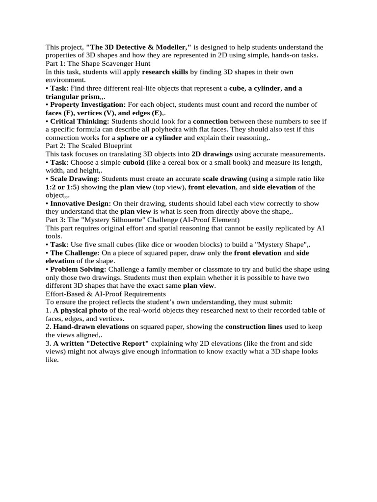Grade 7 Project | PDF