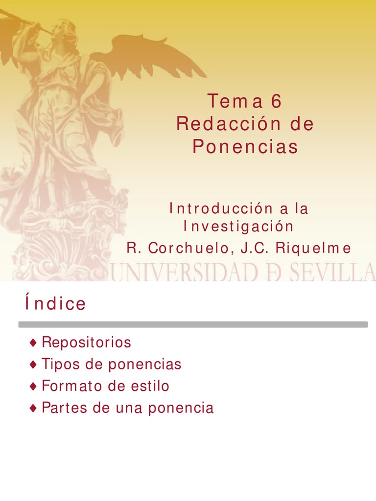 Partes de Una Ponencia Física y matemáticas Matemáticas