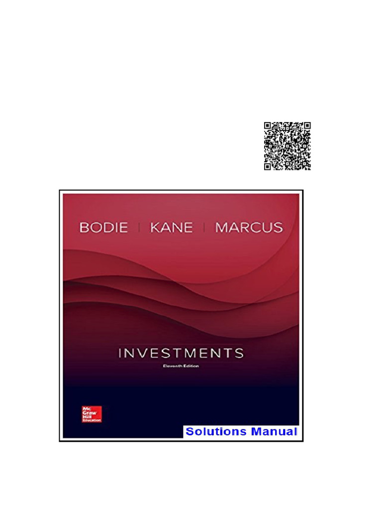 Investments 11th Edition Bodie Solutions Manual | PDF | Beta (Finance ...