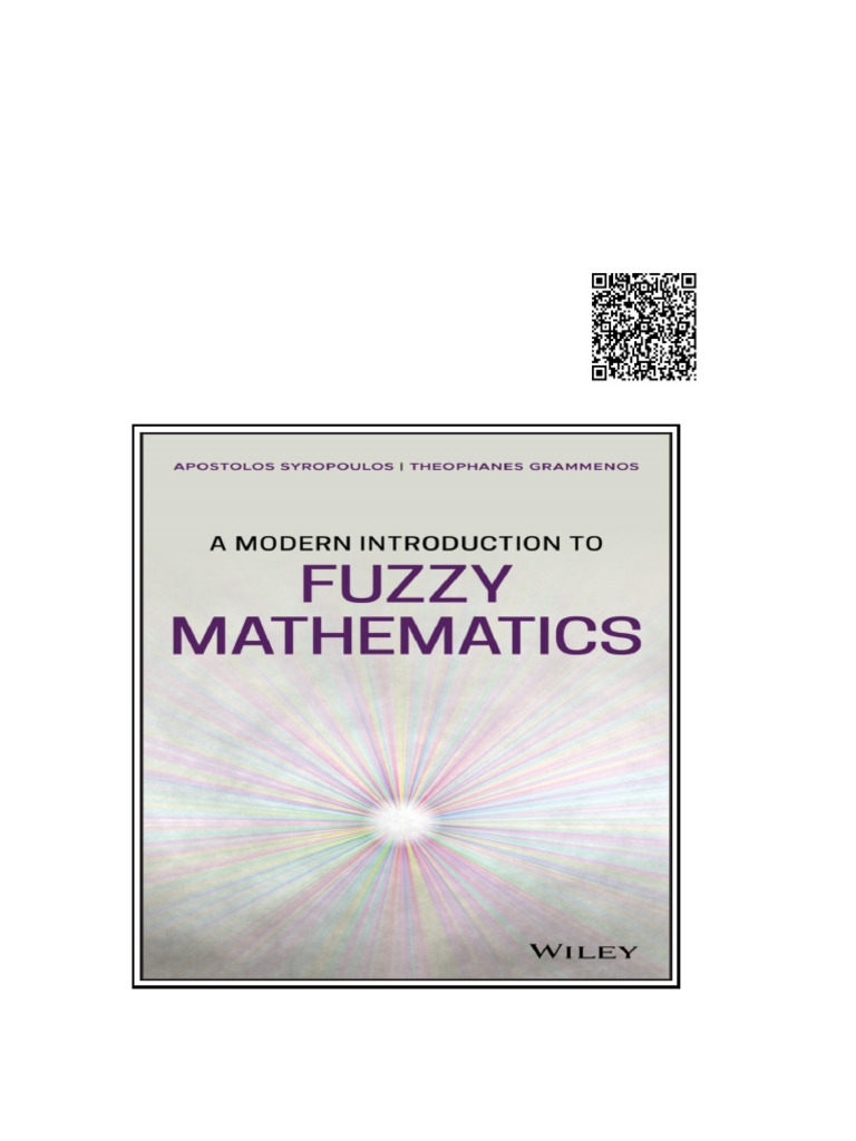 Modern Introduction To Fuzzy Mathematics A | PDF | Oneness ...