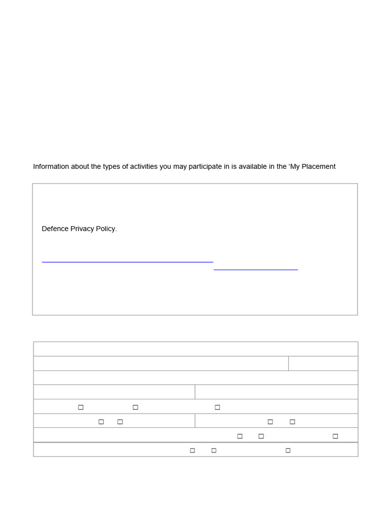 Work Experience Placement Agreement | PDF | Privacy | Legal Liability