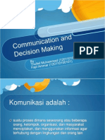 Communication and Decision Making