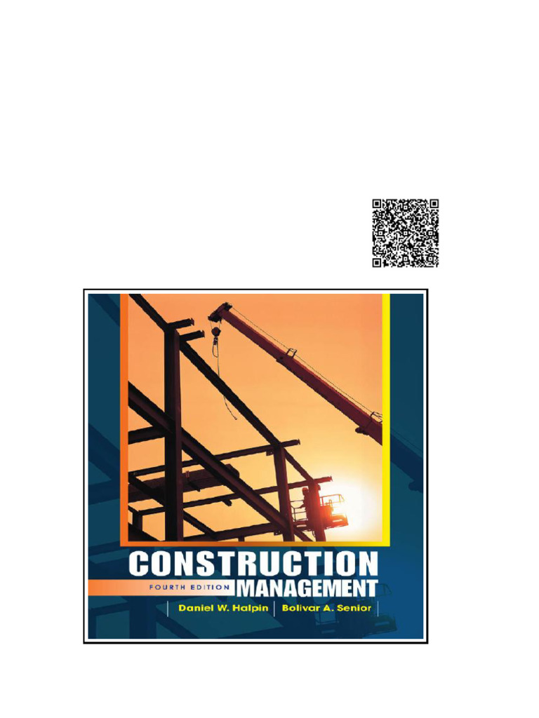 Construction Management 4th Edition by Daniel W. Halpin | PDF | Deformation (Engineering) | Buckling