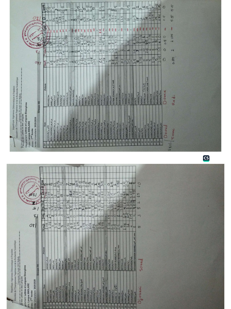 Exam Marks | PDF