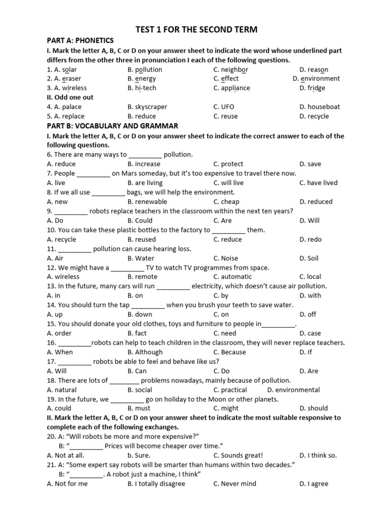Test 1 | PDF