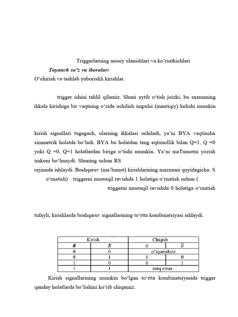 Trigger 1 | PDF
