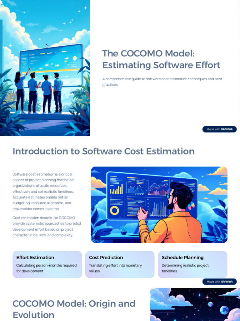The COCOMO Model Estimating Software Effort | PDF | Software ...