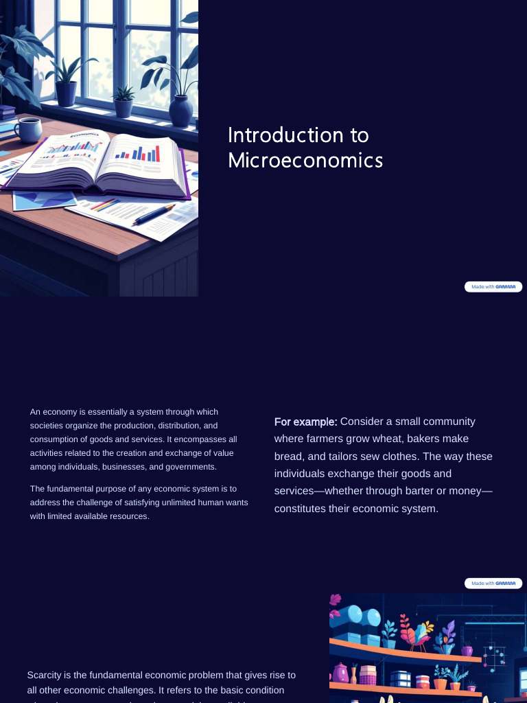 Introduction To Microeconomics | PDF | Economics | Economic System