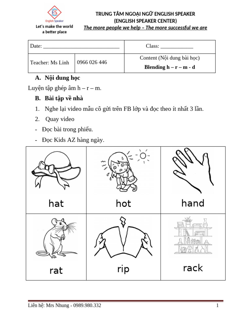 Phonics Group 2 | PDF