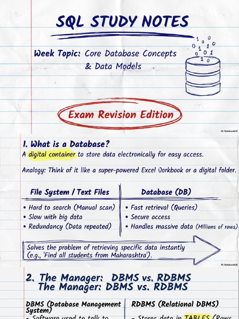 SQL Study Notes (1) | PDF