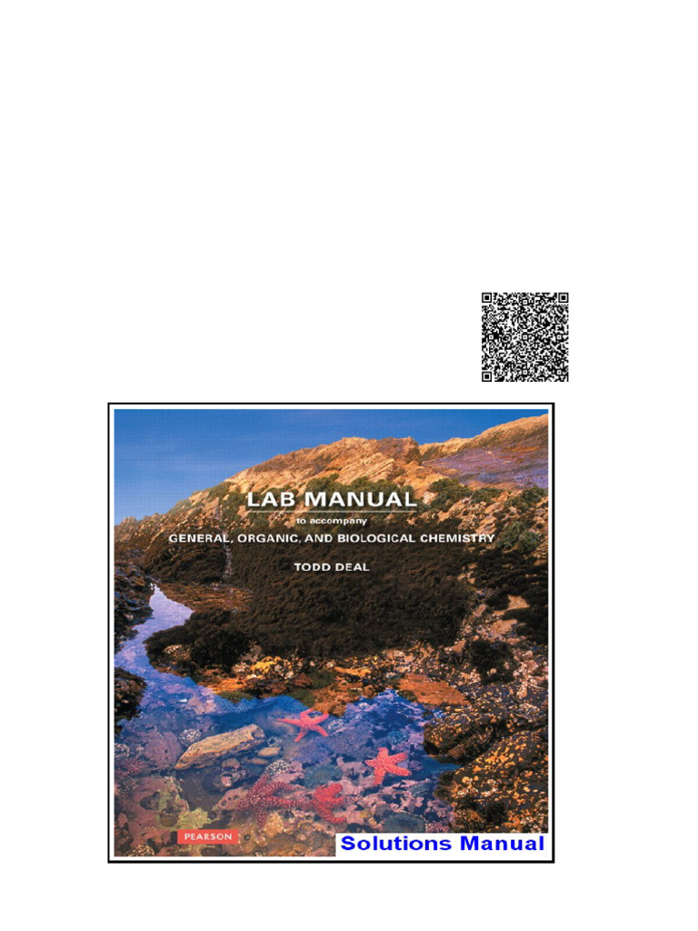 Laboratory Manual for General Organic and Biological Chemistry 1st ...