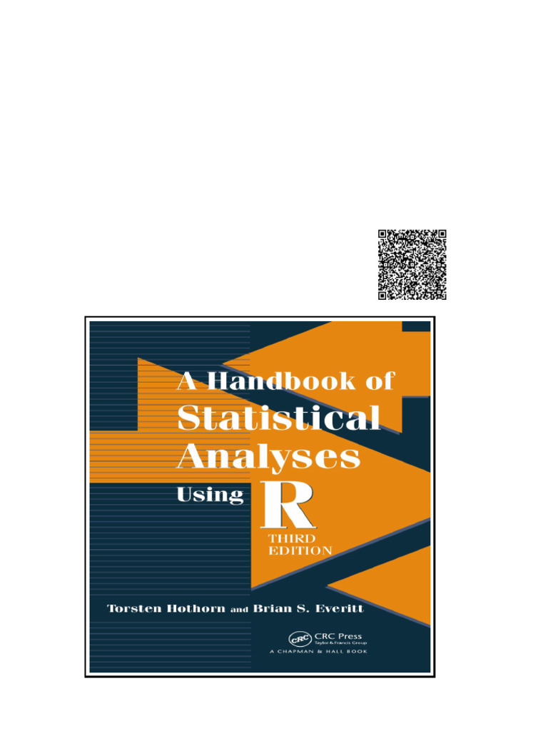 Handbook of Statistical Analyses Using R 3rd Third Edition A Torsten ...