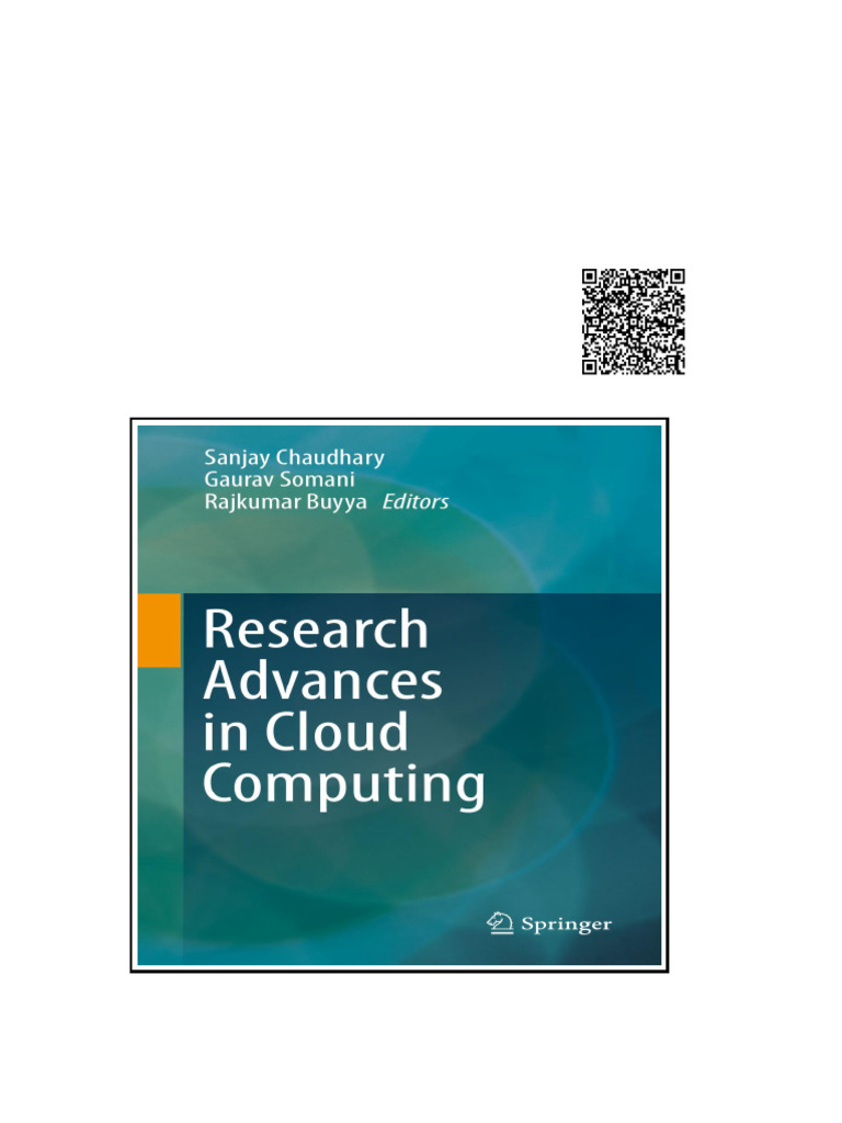 Research Advances in Cloud Computing 9811050252 | PDF | Jurisdiction ...