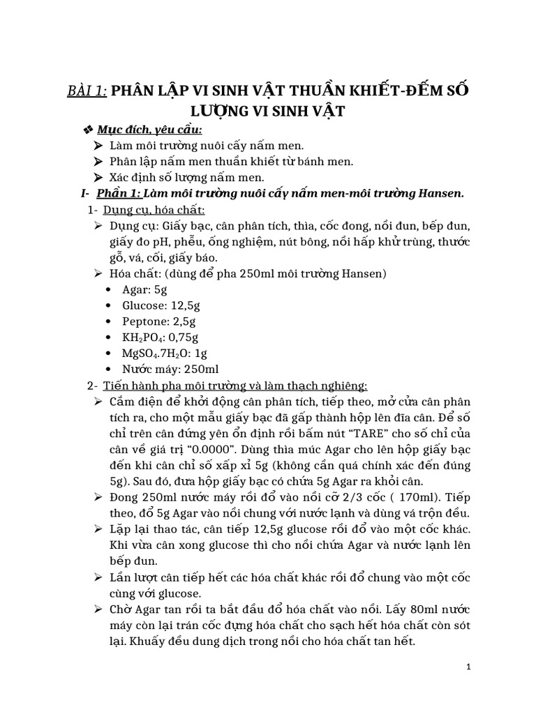 VI Sinh | PDF