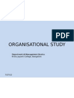 Organisational Study