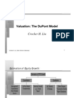 Valuation: The Dupont Model: Crocker H. Liu