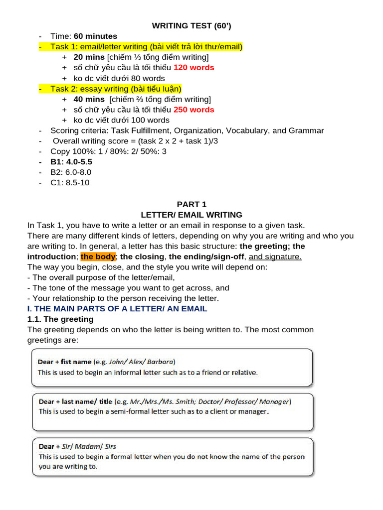 Task 1 - Letters - Emails | PDF | Human Communication