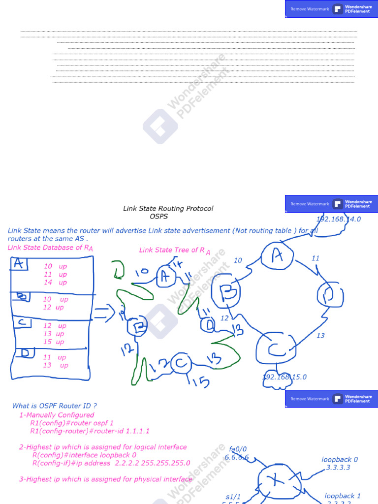 OSPF Document | PDF | Wide Area Network | Computer Architecture
