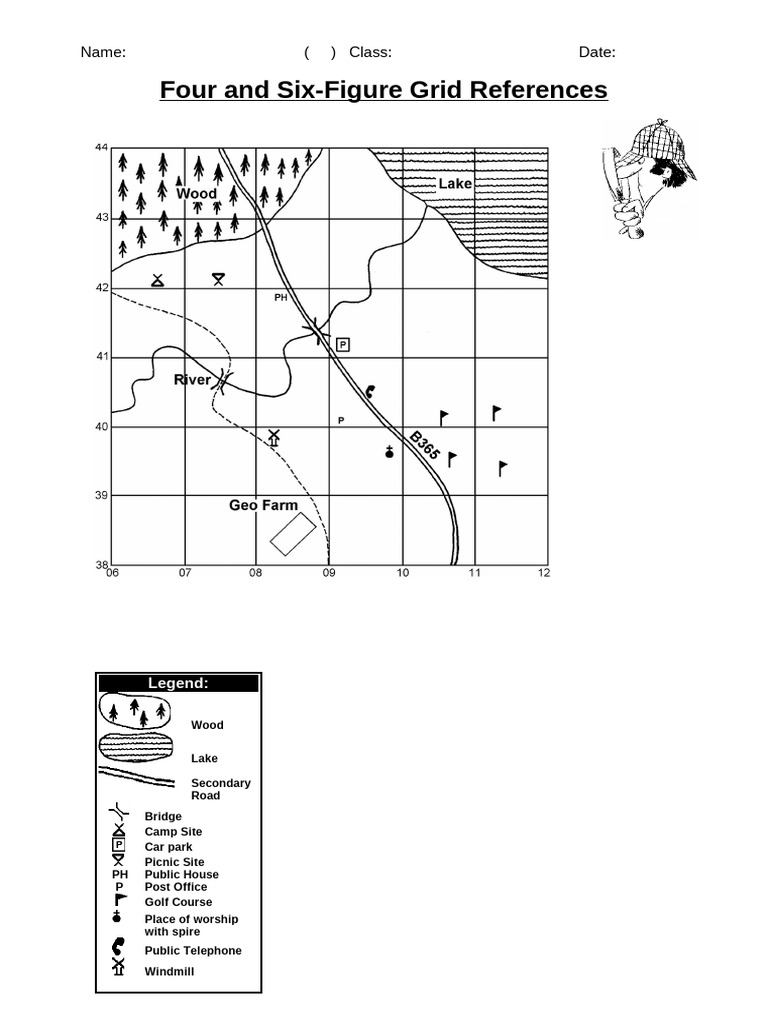 Four-And-Six Figure Grid References 3 | PDF