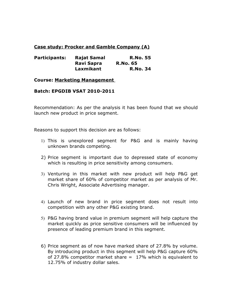 Case study p g scope 07 picture