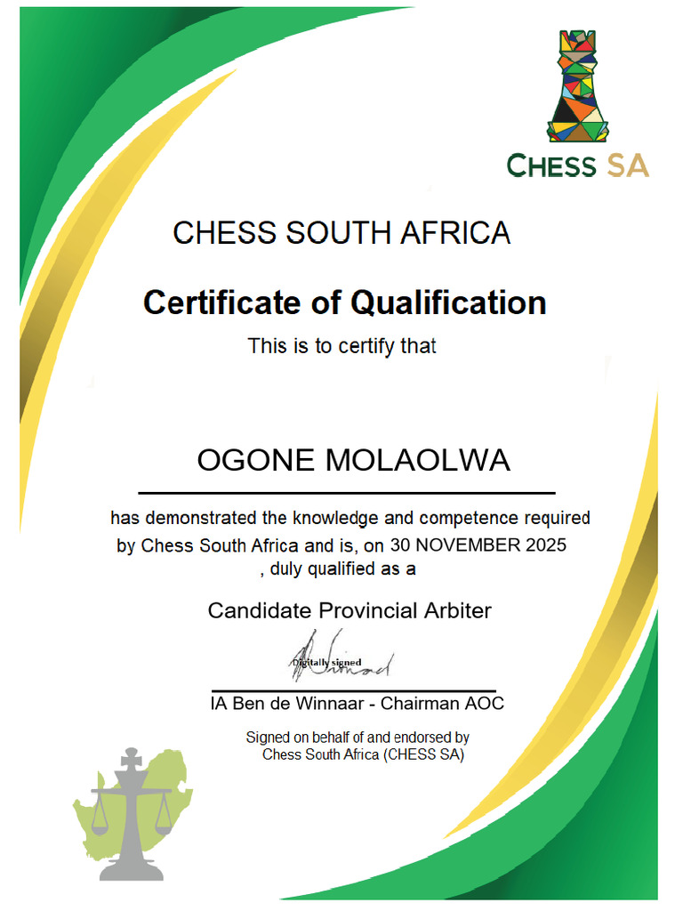 CPA Ogone Molaolwa | PDF
