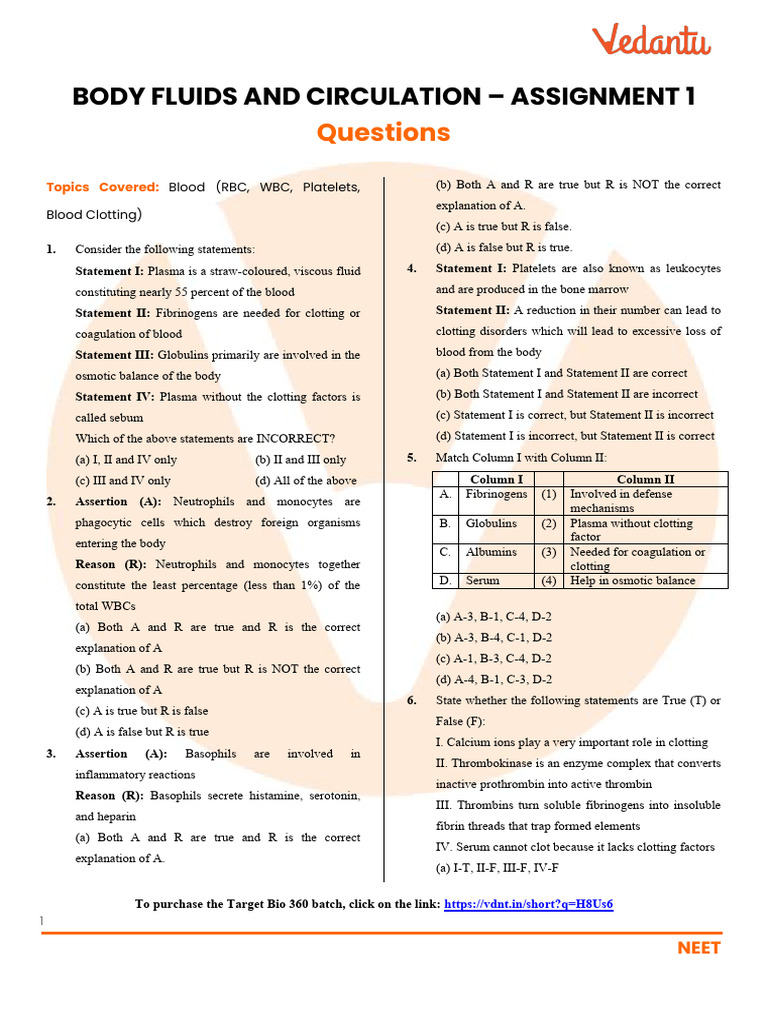 Body Fluids and Circulation | PDF | Atrium (Heart) | Heart Valve