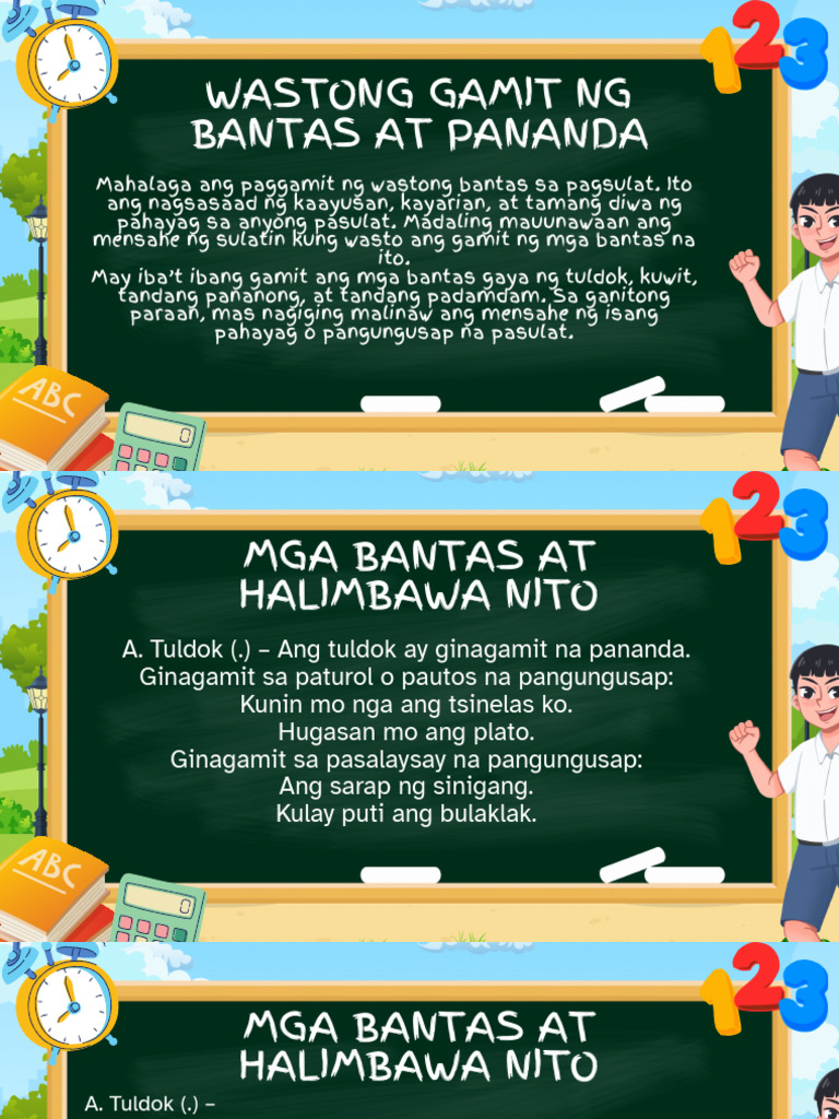 Wastong Gamit NG Bantas at Pananda | PDF