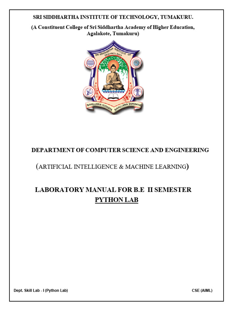 Python Lab Manual 2026 | PDF | Python (Programming Language) | Interest