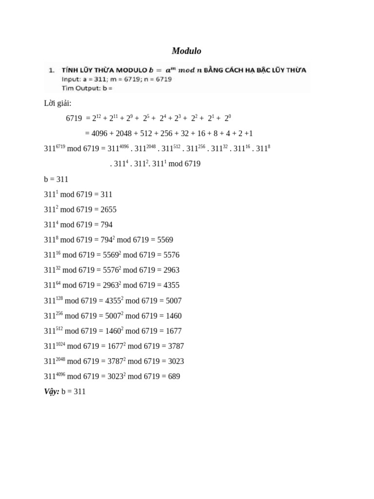 Modulo | PDF