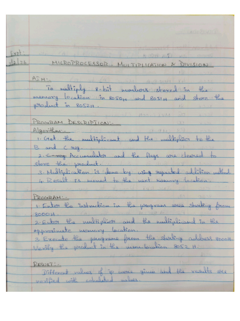 Multiplication - Division | PDF