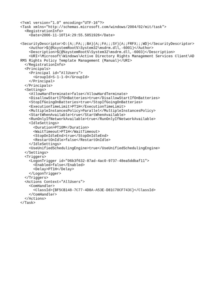 AD RMS Rights Policy Template Management (Manual) | PDF