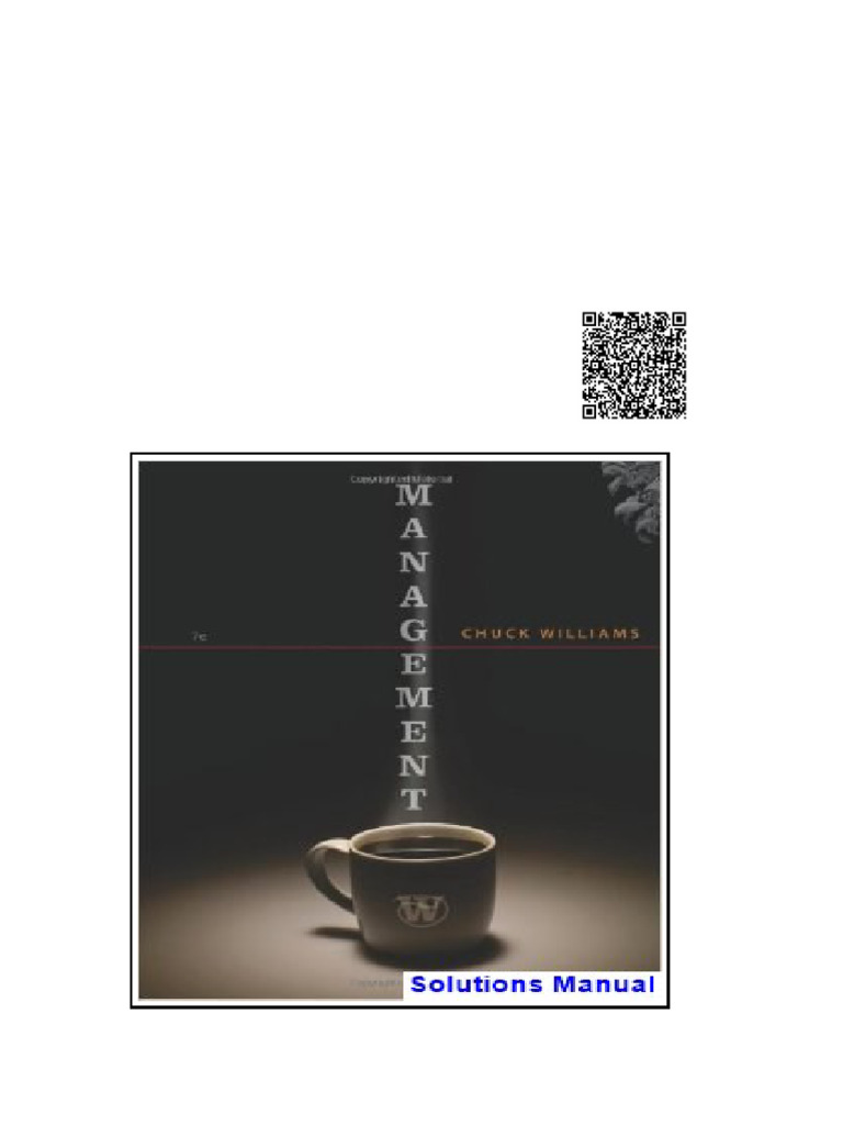Management 7th Edition Chuck Williams Solutions Manual | PDF | Business ...