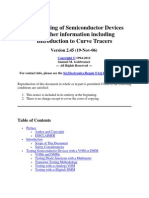 Basic Testing of Semiconductor Devices