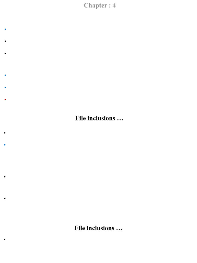 4-Chapter-File & Directores | PDF | Php | Computer File