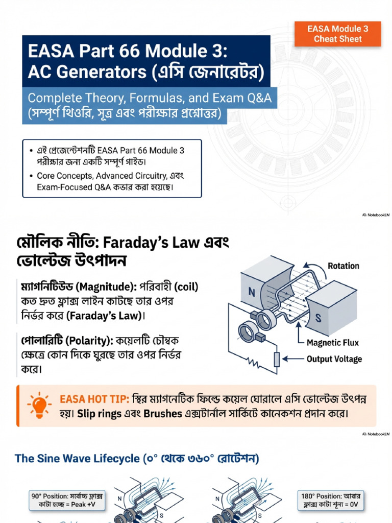 EASA Module 3 AC Generators | PDF