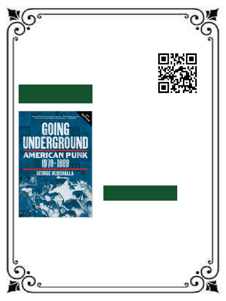 洋書 Going Underground American Punk1979-1992 Going Underground American Punk 1979 1989 1st Edition George