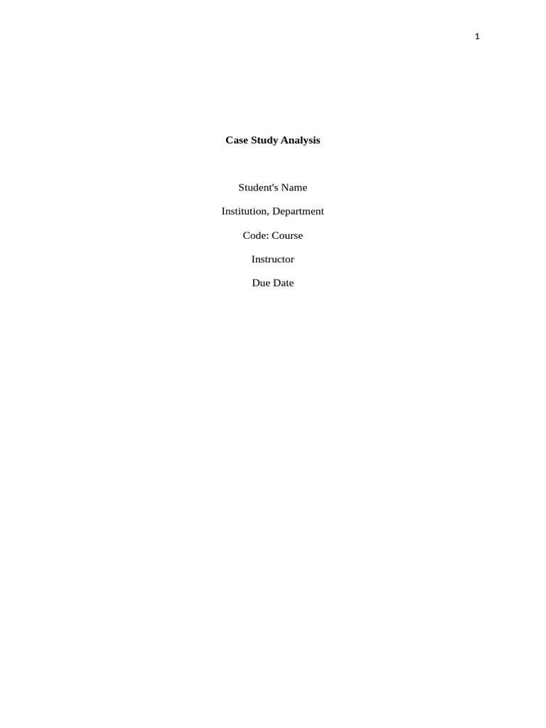 Case Study Analysis | PDF | Prostate | Urinary Tract Infection