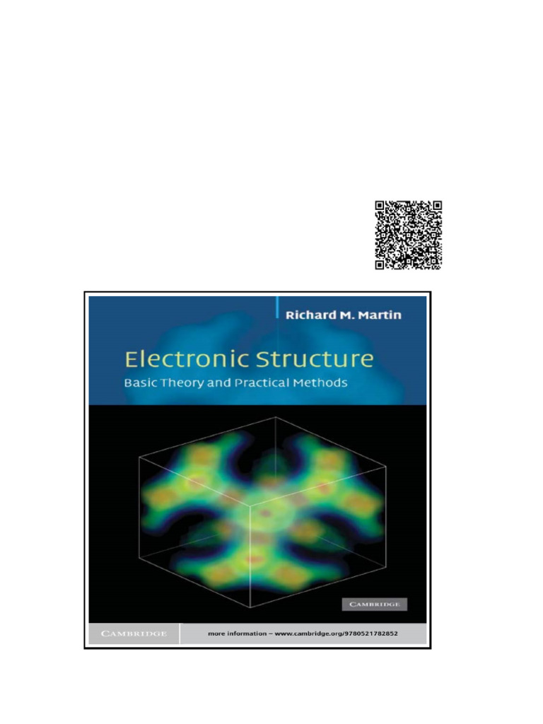 Electronic StructureBasic Theory and Practical Methods | PDF | Debt ...
