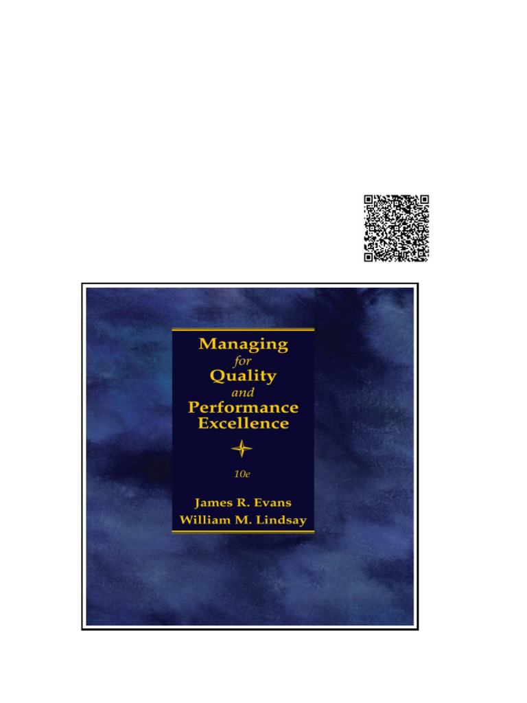 Managing for Quality and Performance Excellence 10th Edition | PDF